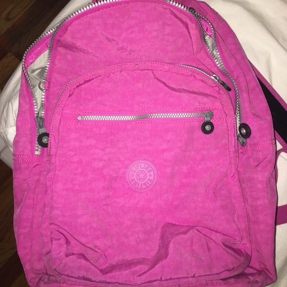 kipling pink backpack